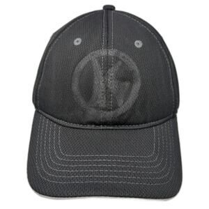 Killik Baseball Cap Black One Size Mesh Performance Logo Strapback Outdoor Hat